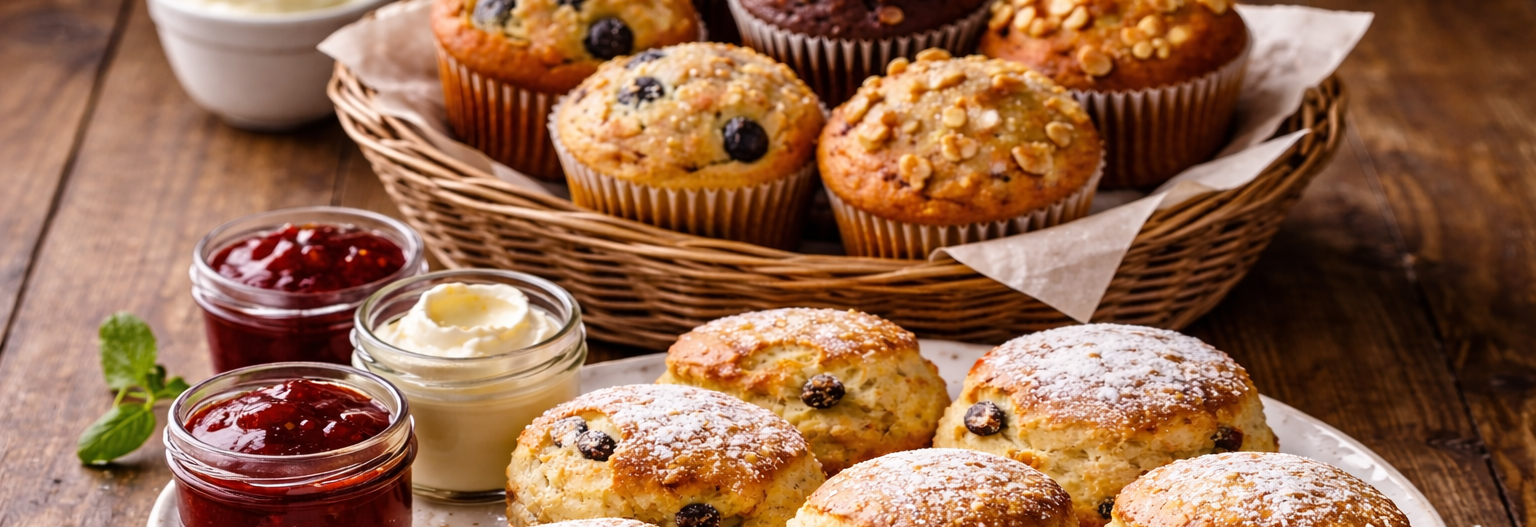 muffins and scones