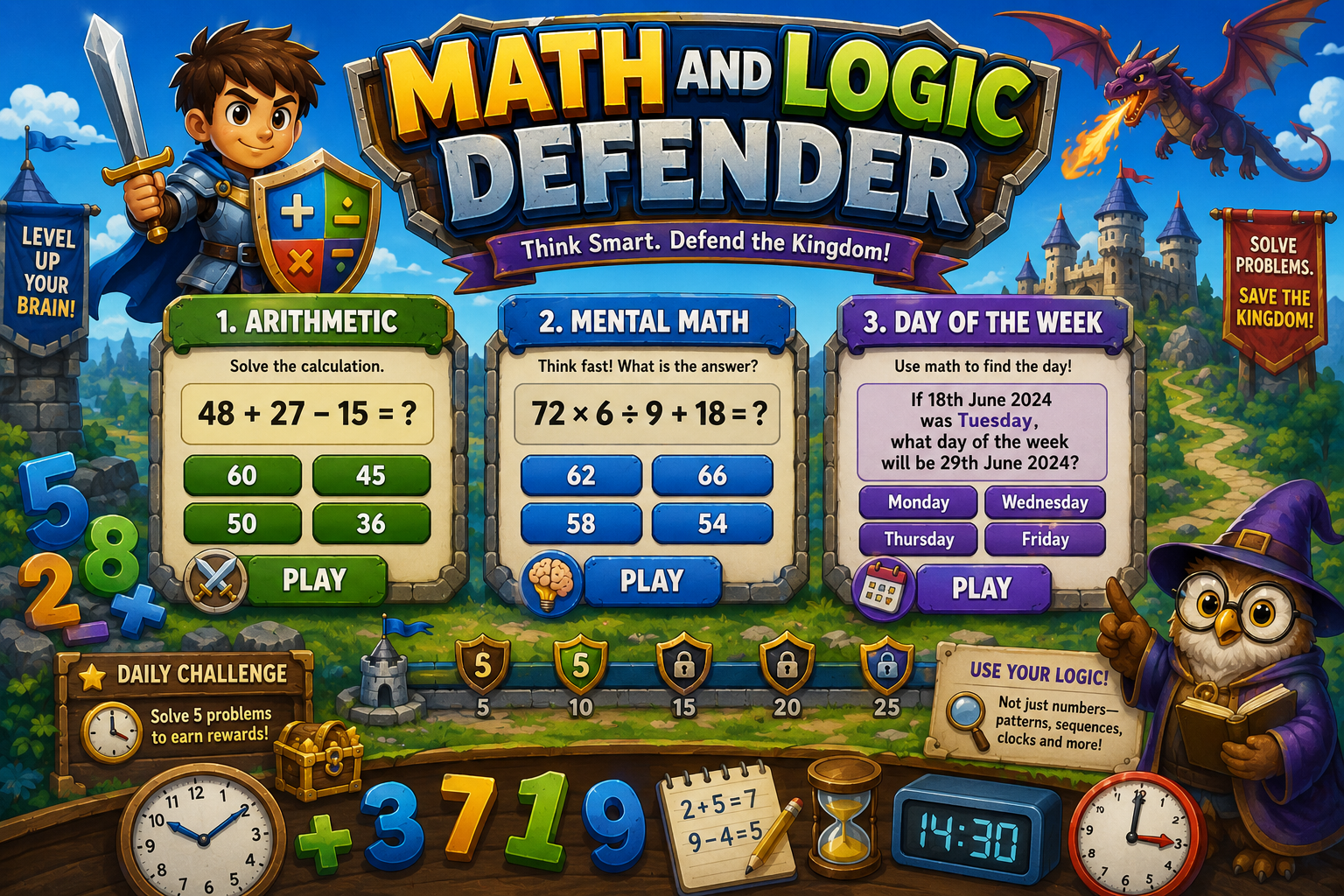 course-Math Defender